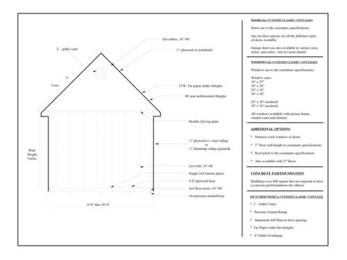 Custom Classic Cottages - Custom Sheds in Maryland